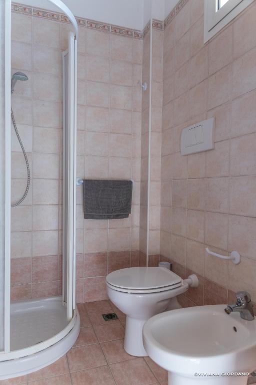 Koupelna v ubytování Hotel Beverly