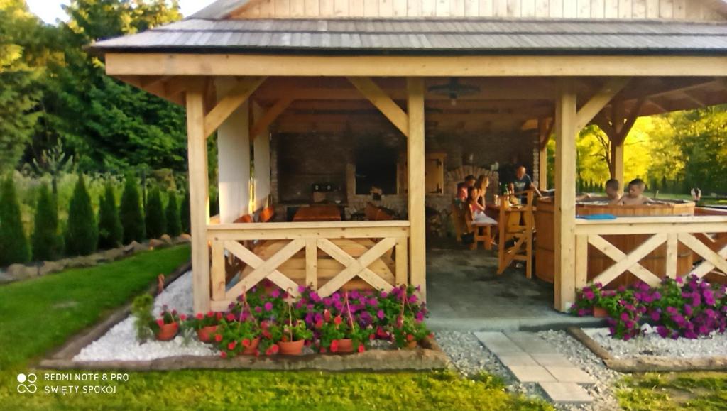 Vonkajšia záhrada v ubytovaní Święty Spokój Bieszczady 782-047-324