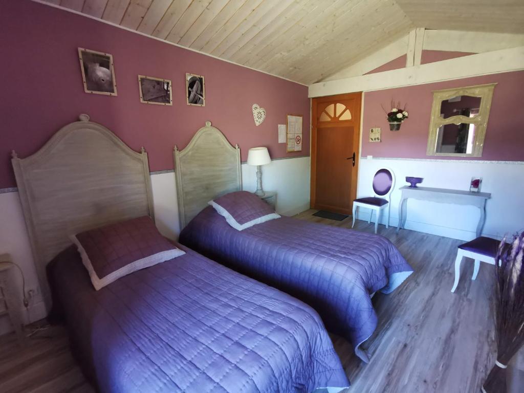 Le Moulin de la Fortie, maison d'hôtes - Tweepersoonskamer Met 1 Of 2 Bedden