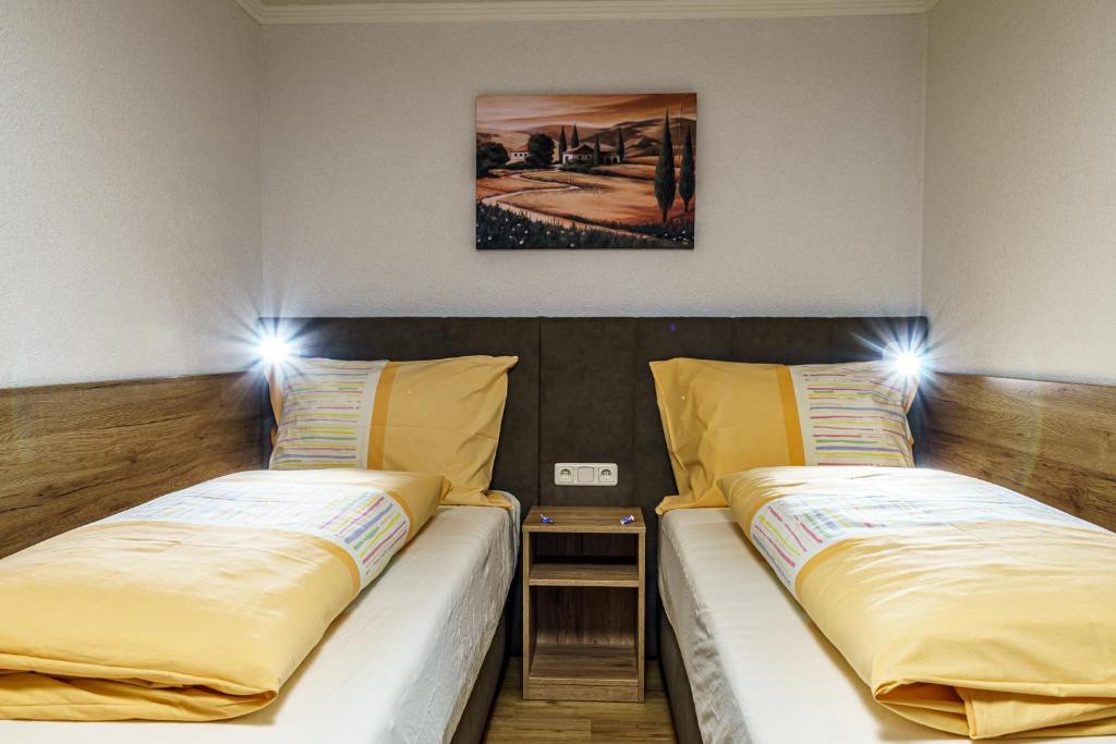Postel nebo postele na pokoji v ubytování Haus Löger Apartments Pyhrn Priel