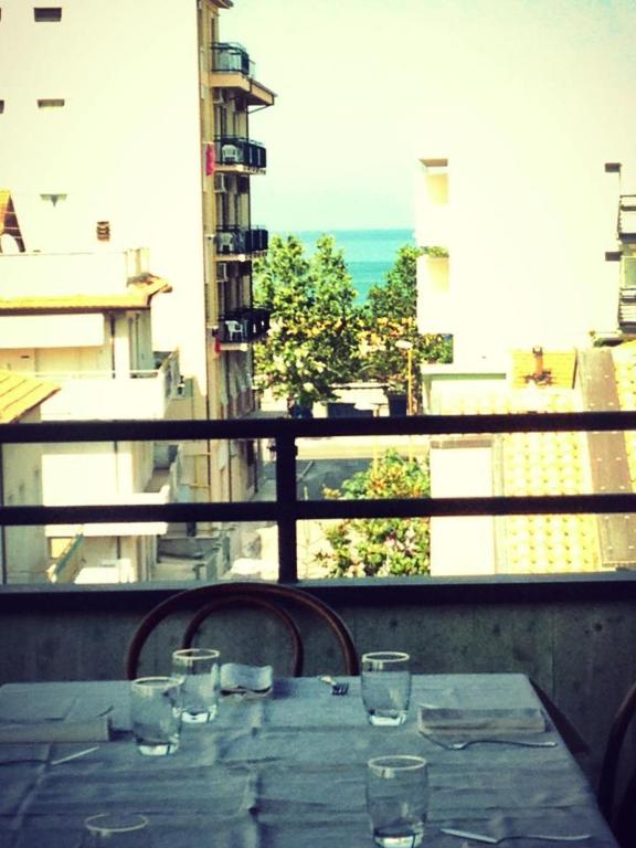 Balkón nebo terasa v ubytování Ristorante Hotel Lucia - 100 mt dal mare