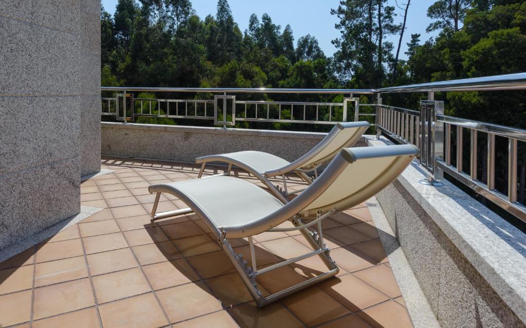 A balcony or terrace at Apartamentos Trisquel