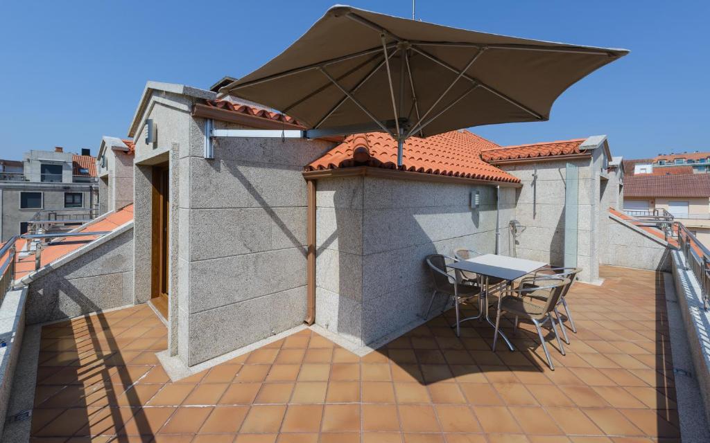 A balcony or terrace at Apartamentos Trisquel