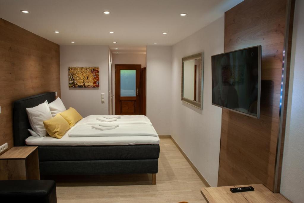 TV a/nebo společenská místnost v ubytování Village Hotel Bayerischer Wald