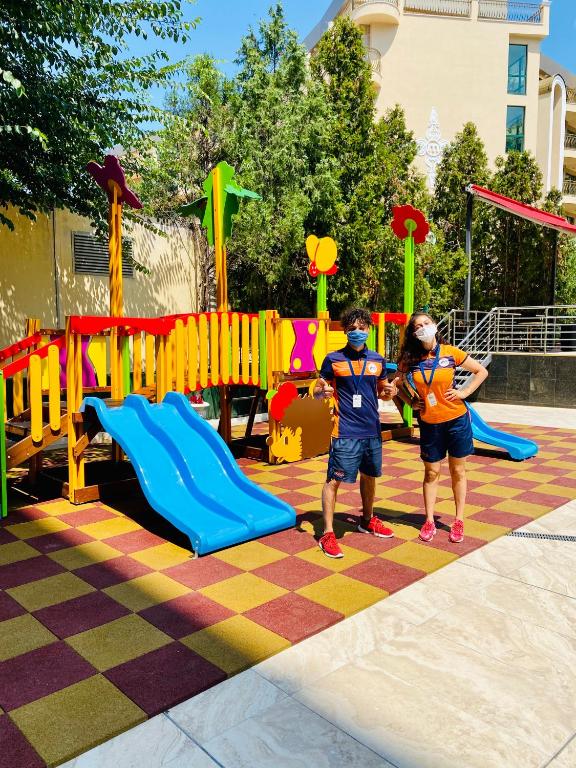 Herní místnost nebo prostor pro děti v ubytování Planeta Hotel & Aquapark FREE Beach Access - Ultra All Inclusive
