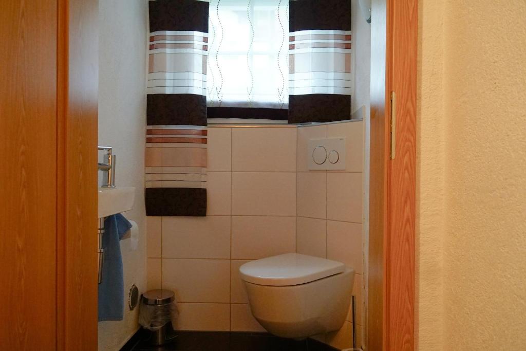 Koupelna v ubytování Ferienwohnung Köck