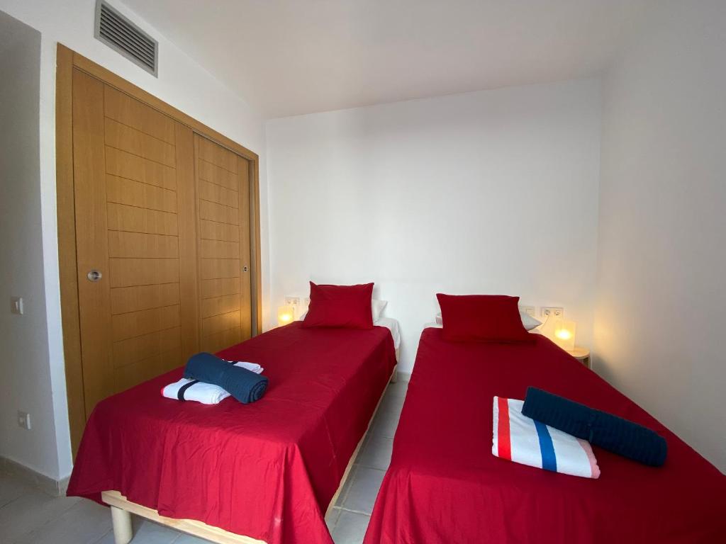 Postel nebo postele na pokoji v ubytování Casa Maryline