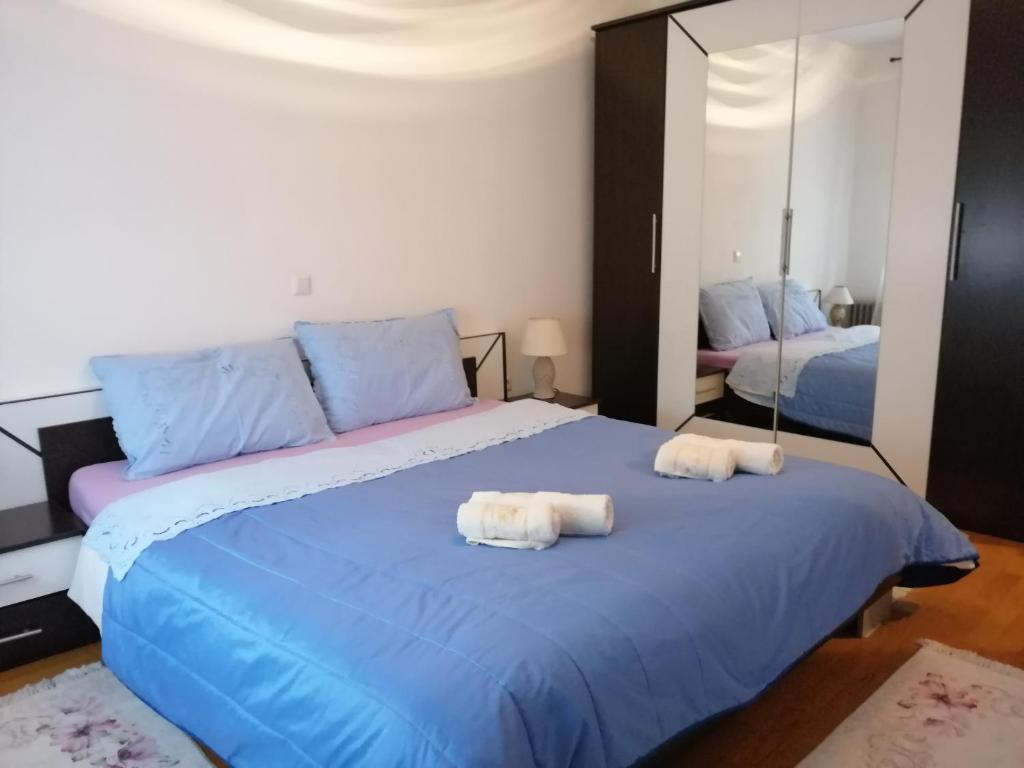 Apartment Visoka tesisinde bir odada yatak veya yataklar