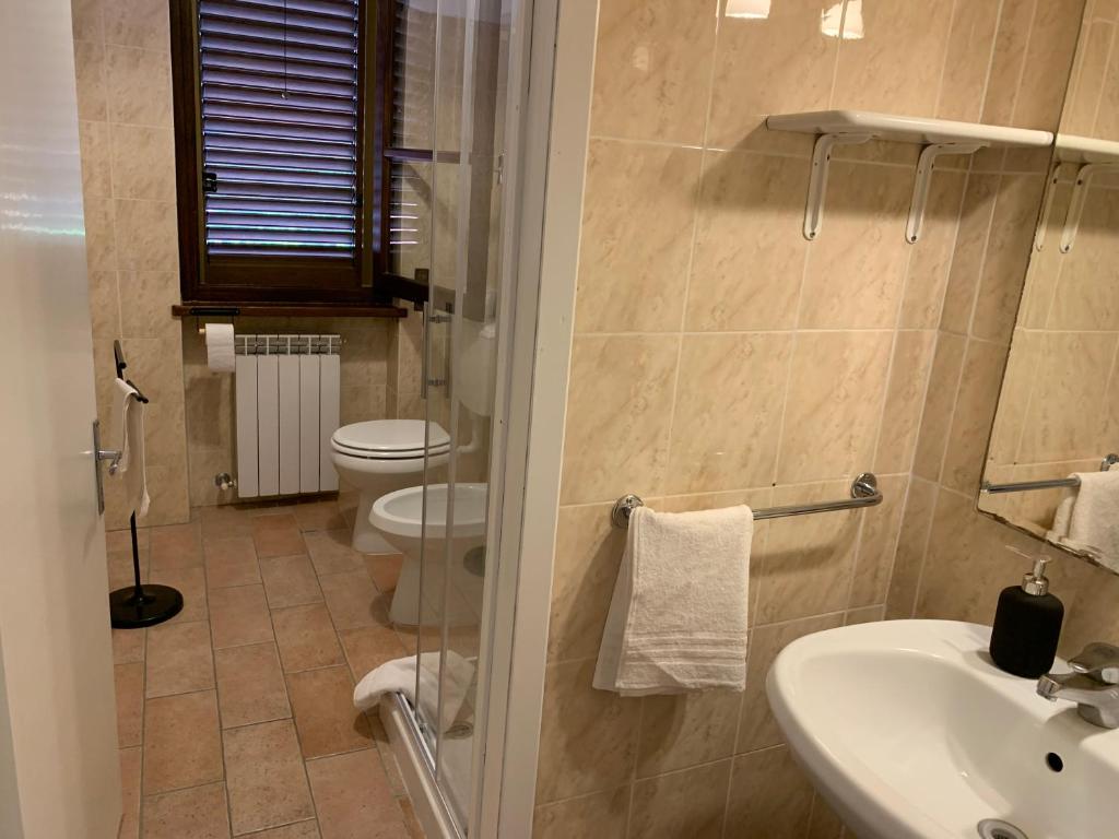 Kúpeľňa v ubytovaní B&B La Loccaia