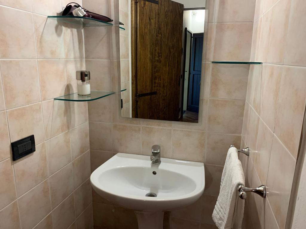 Kúpeľňa v ubytovaní B&B La Loccaia