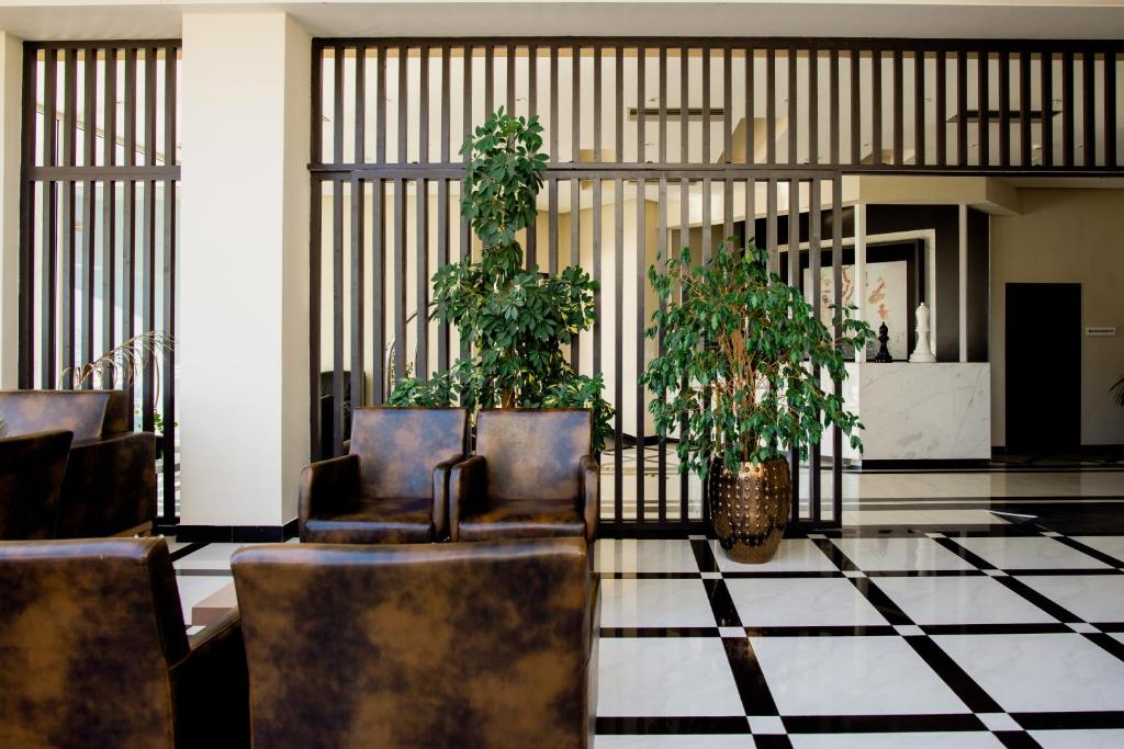 Posezení v ubytování Aar Hotel & Spa Ioannina