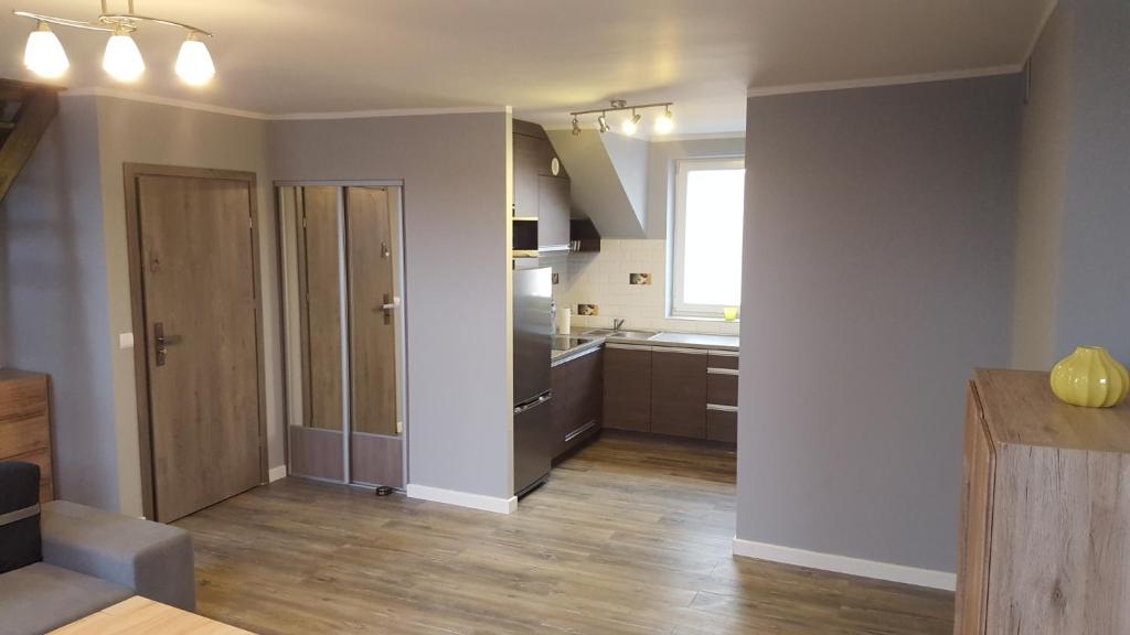 Kuchyňa alebo kuchynka v ubytovaní Apartament Unii Europejskiej
