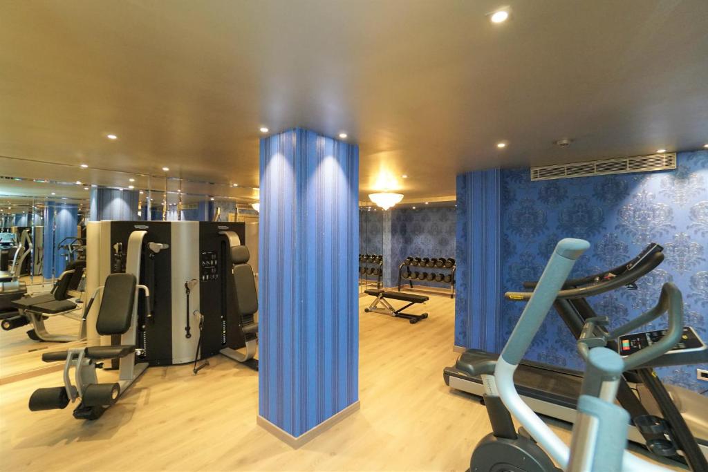 Fitness centrum a/nebo fitness zařízení v ubytování Hotel & SPA Bringué