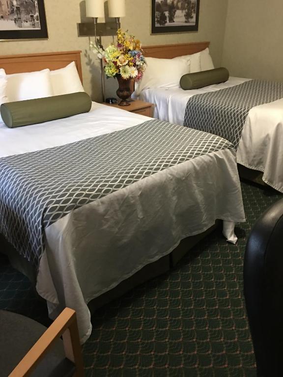 Postel nebo postele na pokoji v ubytování Travelodge by Wyndham Winnipeg East
