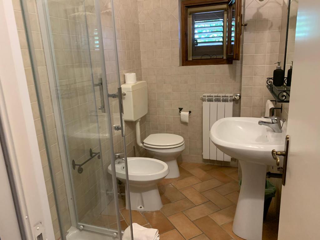 Kúpeľňa v ubytovaní B&B La Loccaia