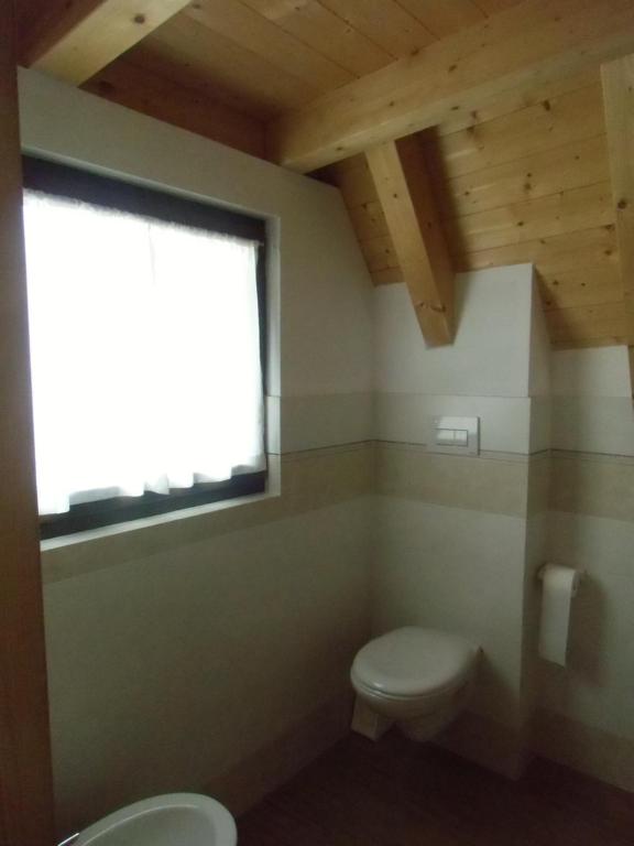 Koupelna v ubytování Garni Festil