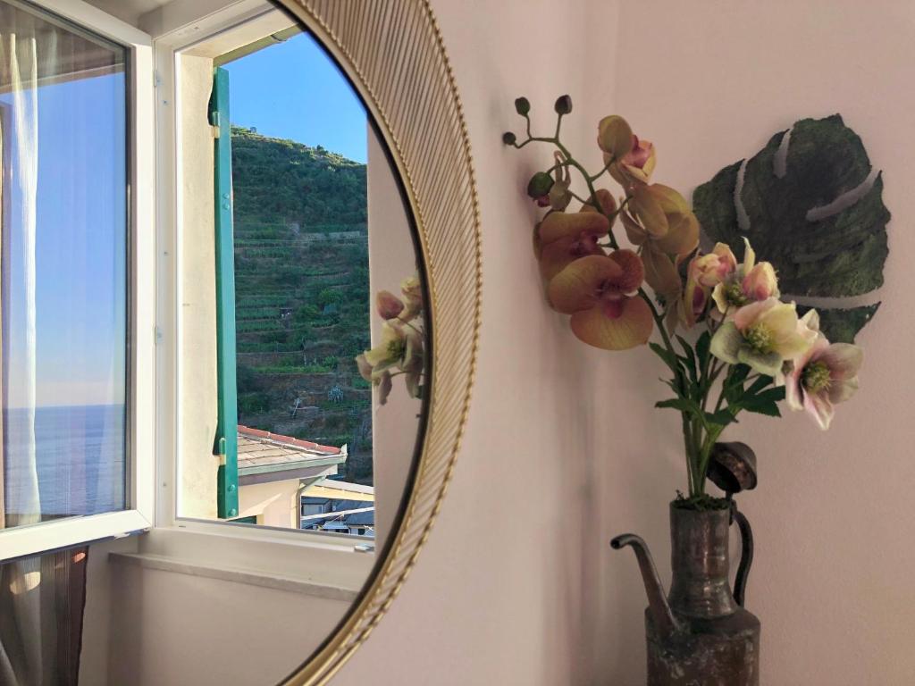 Nespecifikovaný výhled na hory nebo výhled na hory při pohledu z apartmánu