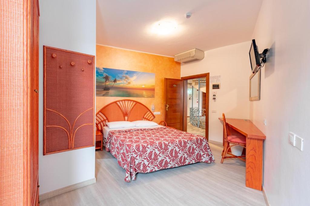 Postel nebo postele na pokoji v ubytování Hotel Franz