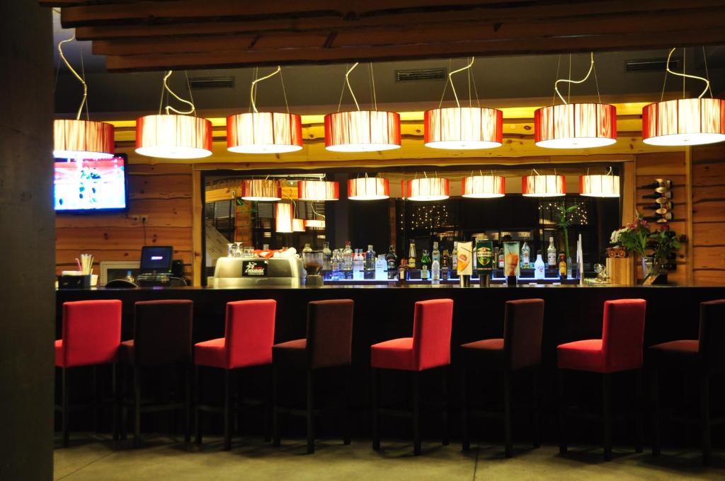 Lounge nebo bar v ubytování 3 Mountains Hotel