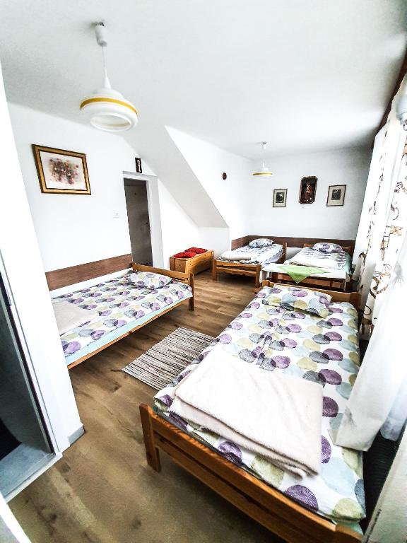 Postel nebo postele na pokoji v ubytování Siedlisko u Jana