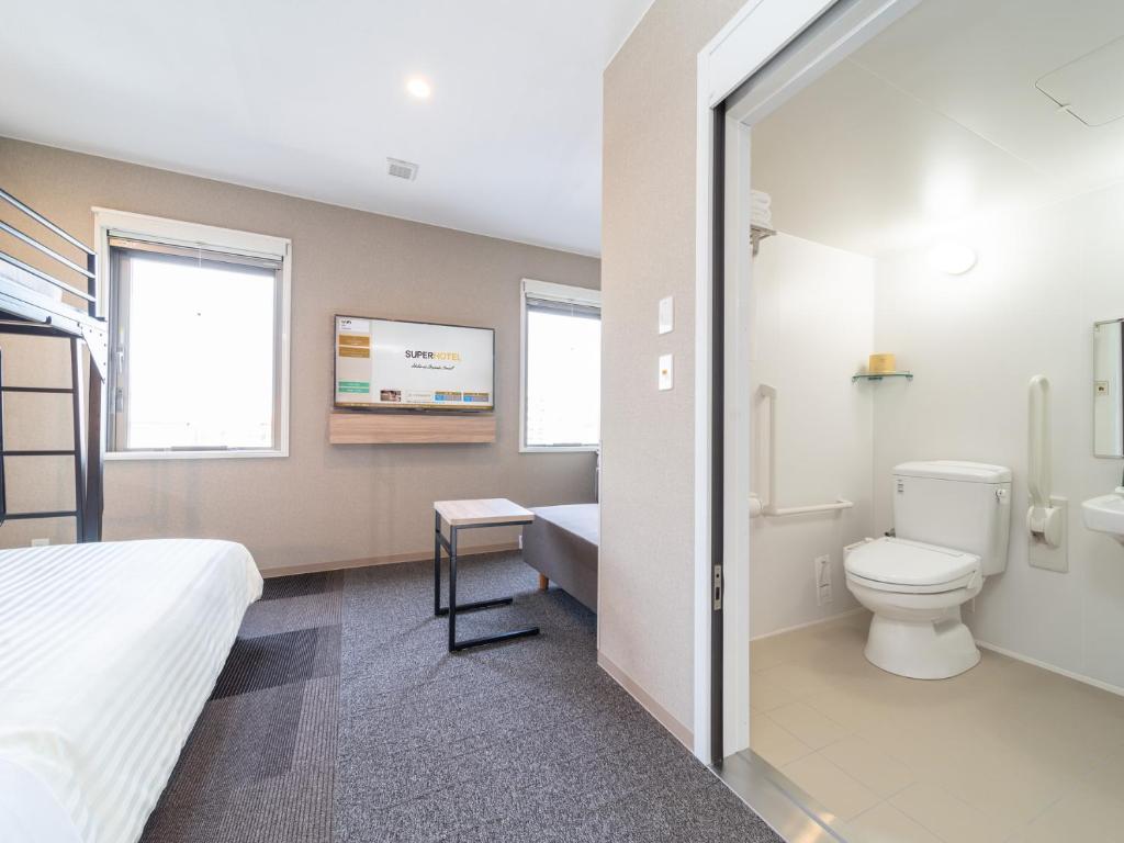 Koupelna v ubytování Super Hotel Iyo Saijo
