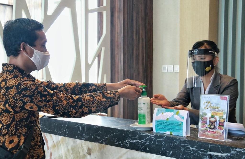 Hosté ubytování Luminor Hotel Jambi Kebun Jeruk By WH