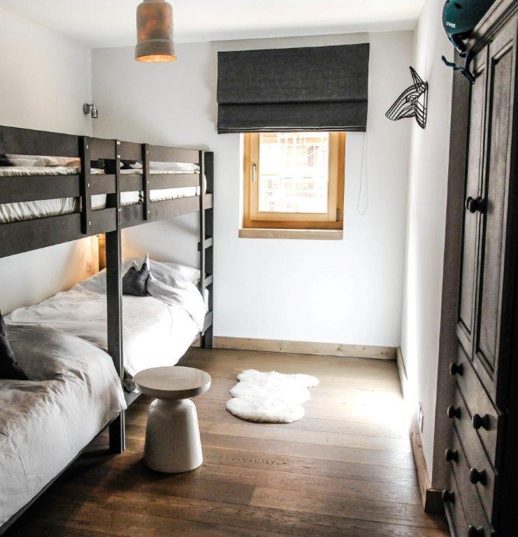 Postel nebo postele na pokoji v ubytování Luxury Grimentz Apartment