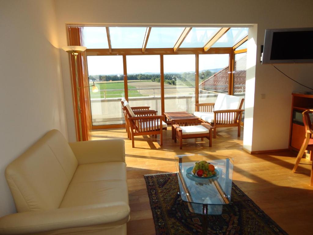 Istumisnurk majutusasutuses Business-Hotel Stockinger