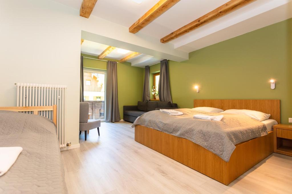 Posteľ alebo postele v izbe v ubytovaní Landhaus Lungau