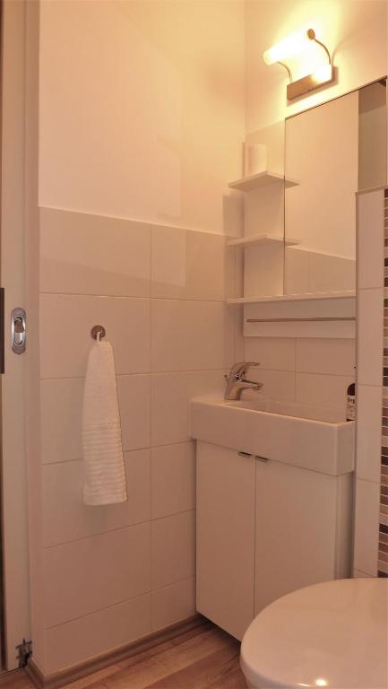 Koupelna v ubytování Apartmán Pernink