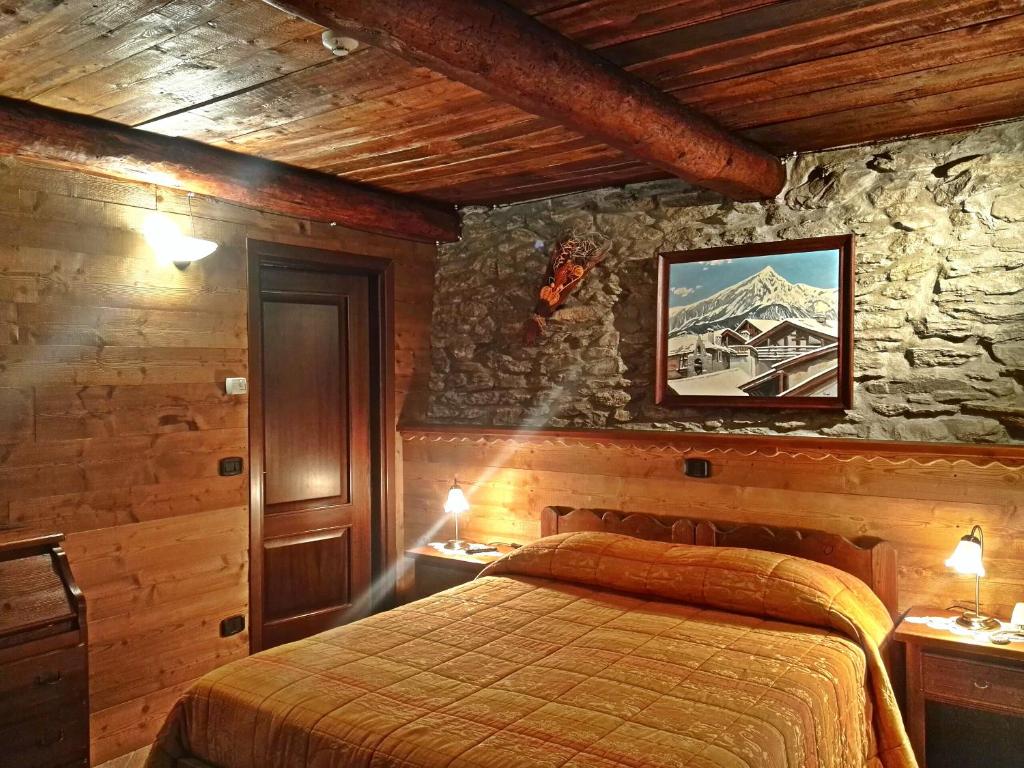 Posteľ alebo postele v izbe v ubytovaní Etoile des Neiges