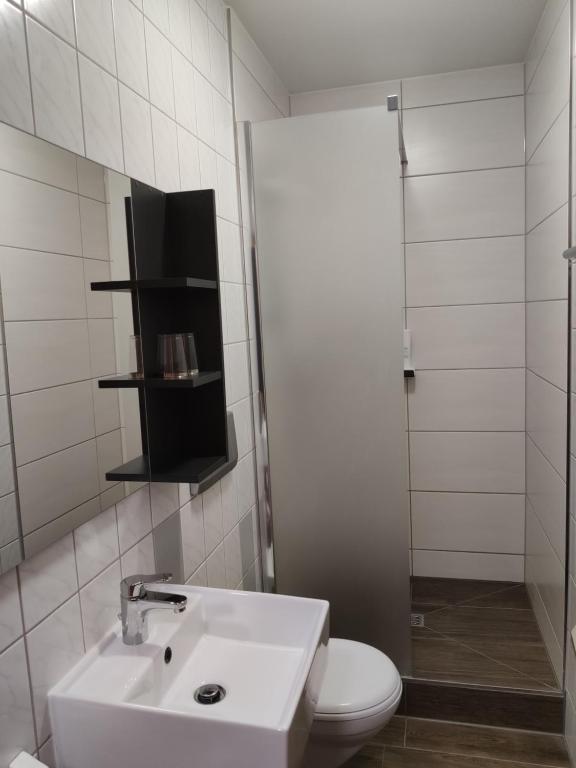 Koupelna v ubytování Landgasthof Braun