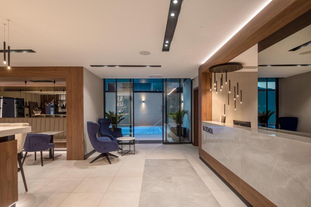 Kuchyň nebo kuchyňský kout v ubytování Boutique Hotel Noemia