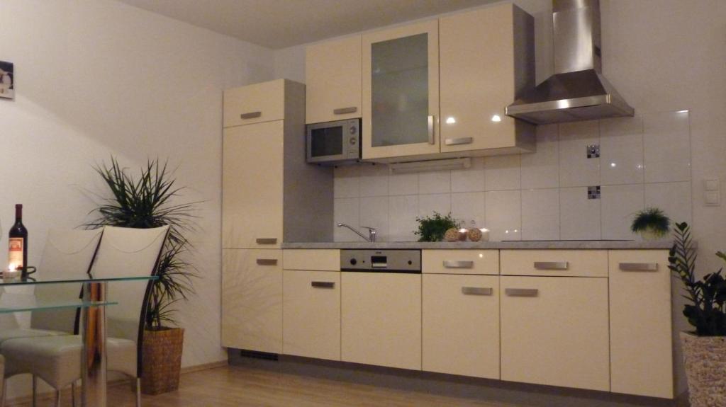 Kuchyňa alebo kuchynka v ubytovaní Apart Benita