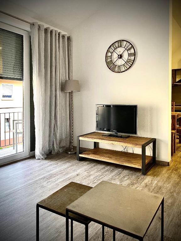 TV a/nebo společenská místnost v ubytování Dilger Apartments