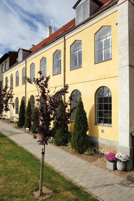 Byggingin sem hostelið er í