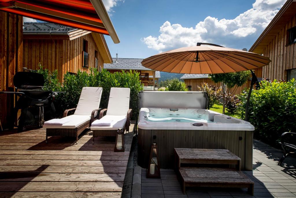 Zahrada ubytování Luxury Chalet Kreischberg 11a