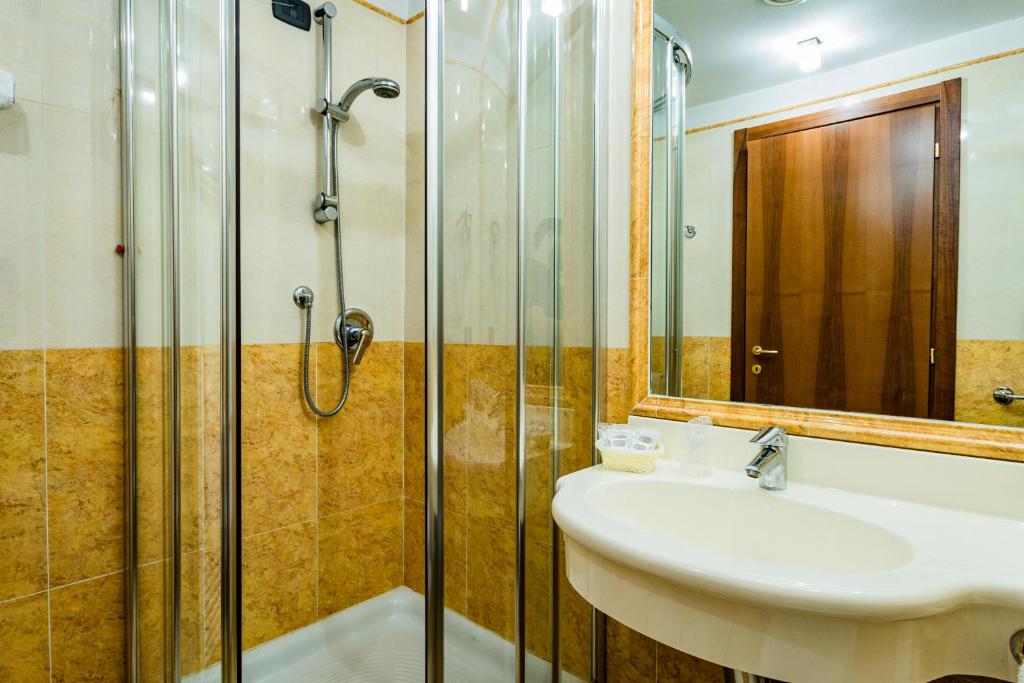 Kúpeľňa v ubytovaní Hotel Lucrezia Borgia