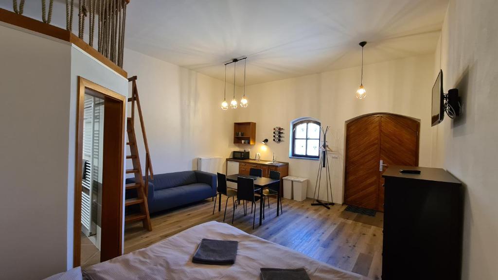 Posezení v ubytování Apartmány Turold Mikulov