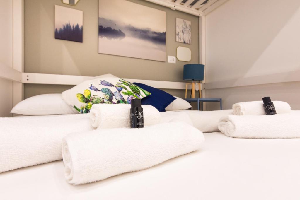 A bed or beds in a room at Apartment Greppi 5