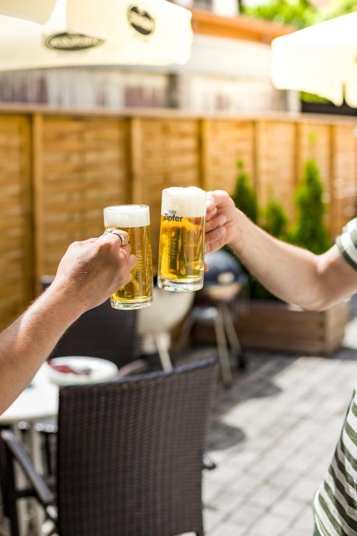 Nápoje v ubytování Rutsche Hostel
