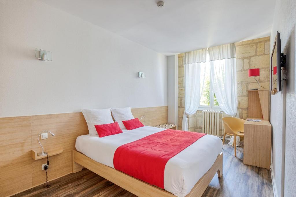 Hôtel des Voyageurs Centre Bastide - Resim 8