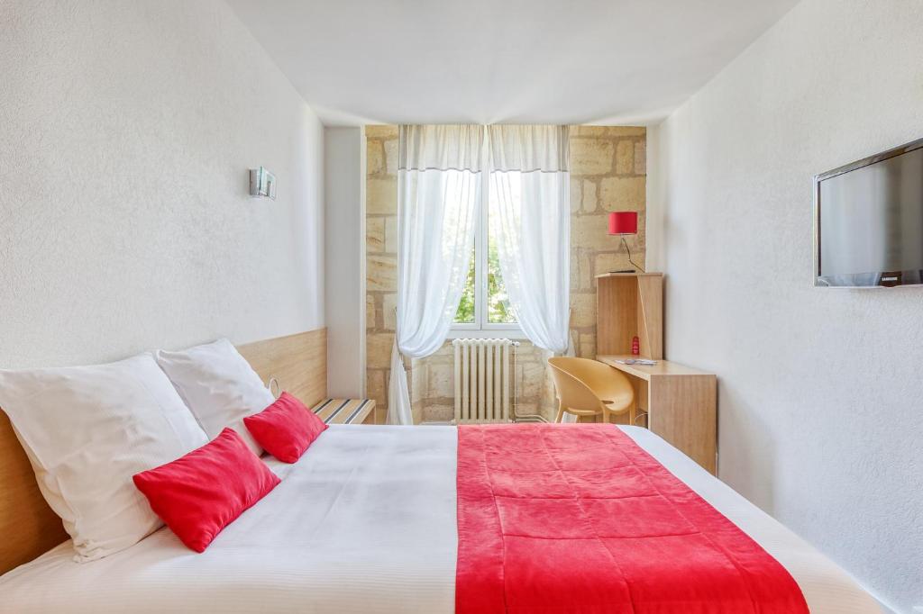 Hôtel des Voyageurs Centre Bastide - Resim 18