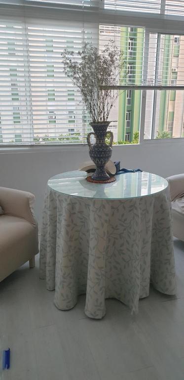Posedenie v ubytovaní Piso 110m² en el Palo con parking cerca de la playa