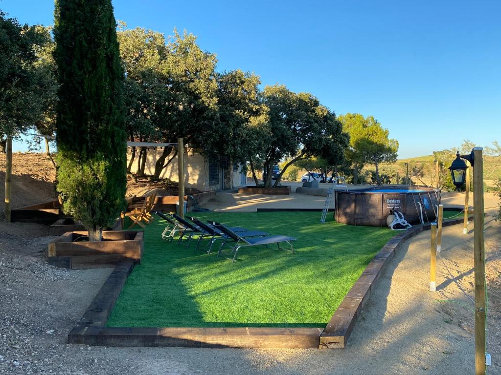 Zahrada ubytování Mas de l'Aranyó - Eco Wellness Spa