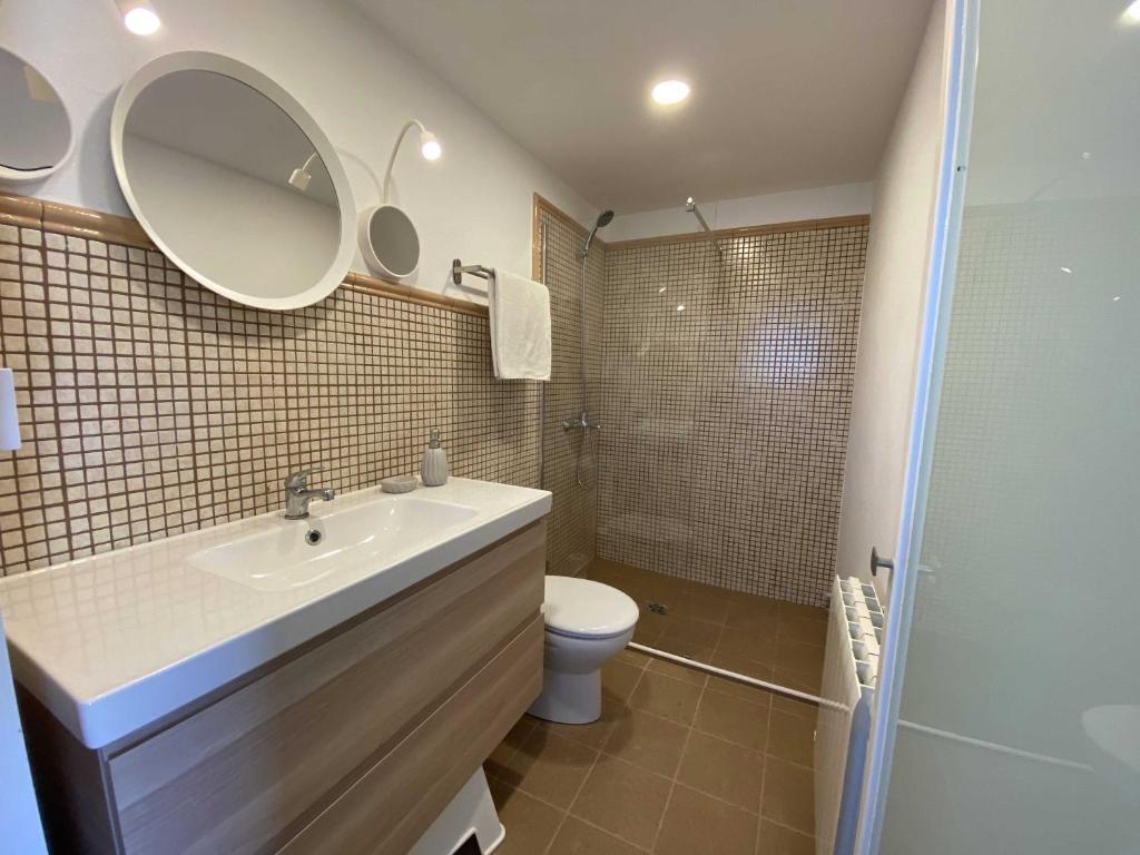 Koupelna v ubytování Mas de l'Aranyó - Eco Wellness Spa
