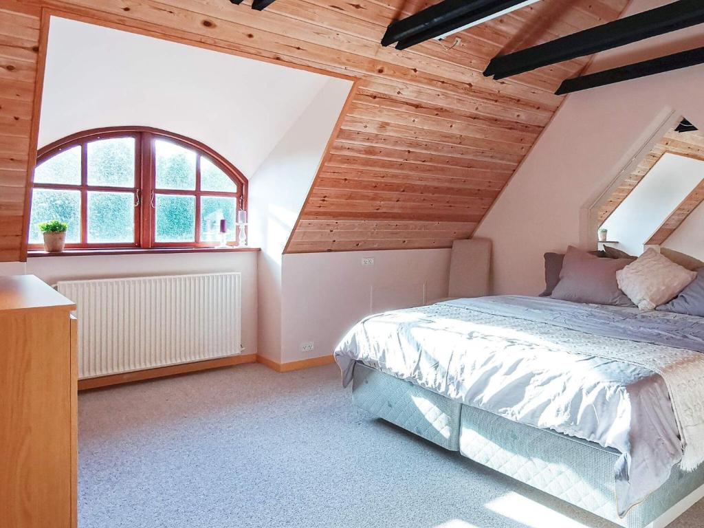 Postel nebo postele na pokoji v ubytování Holiday home Aars