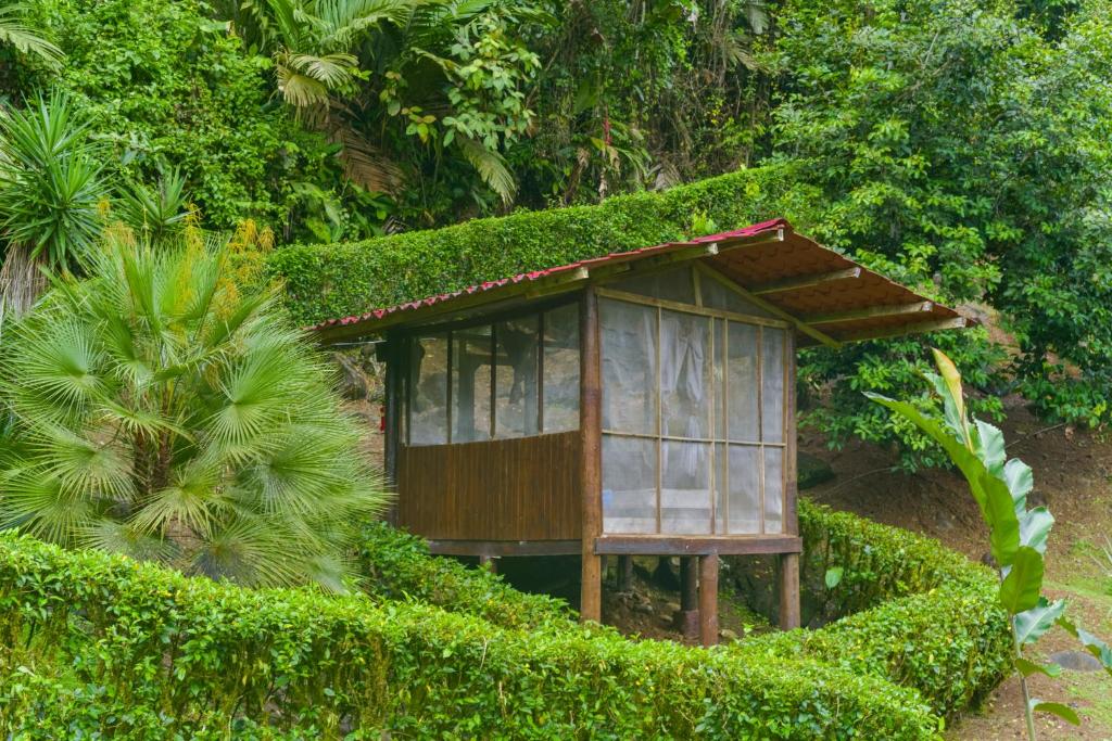 Zahrada ubytování Pacuare River Lodge