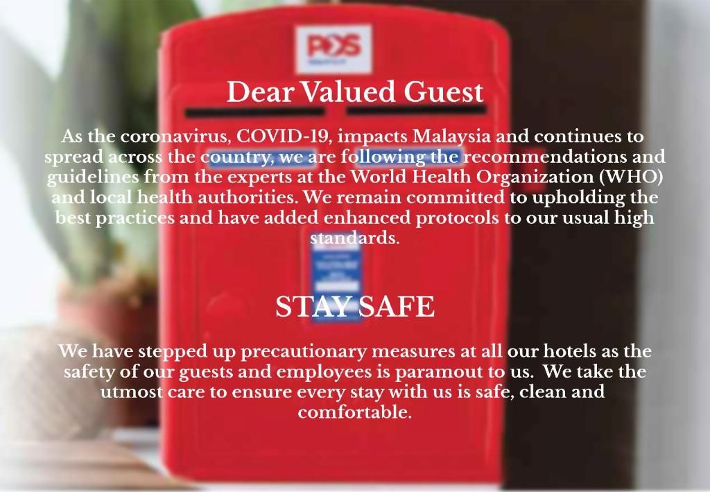 Certifikát, hodnocení, plakát nebo jiný dokument vystavený v ubytování Imperial Regency Suites & Kuala Lumpur