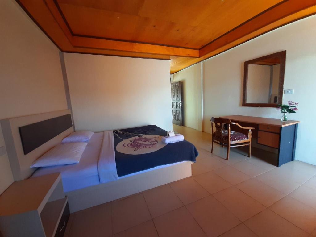 Postel nebo postele na pokoji v ubytování Mas Cottages